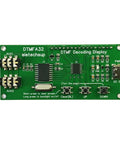 MT8870 DTMF Decoder LCD Display Module with dual AUX ports and power input, designed for audio processing.