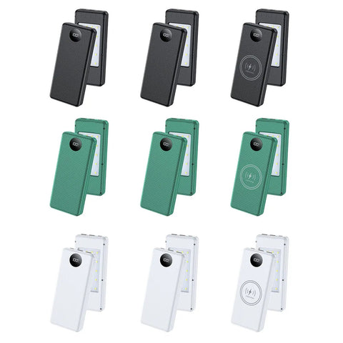 Heavy Duty 8 Bay 18650 Battery Charger Case With Live Digital Display And Usb Pd Fast Charging multiple color variations