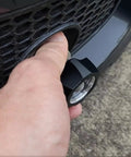 Electric Pressure Washer Adapter Three Quarter Inch High Pressure Quick Connection Fitting being installed on a hose outlet