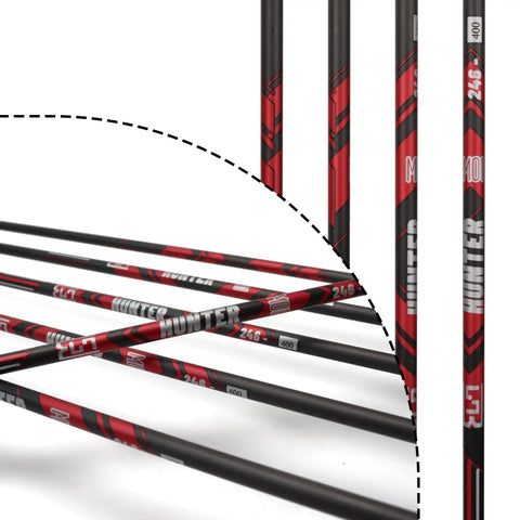 High Performance Carbon Arrows 400 Spine With Helical Feathers And Removable Tips For Archery Hunting And Target Shooting Pack Of 6