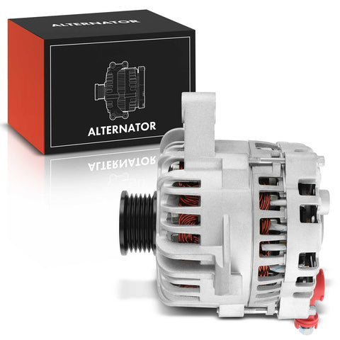 Ford Mustang 1999 2000 2001 2002 2003 2004 4.6L V8 SOHC 12V 105A Alternator With Six Groove Pulley Clockwise Rotation Replacement XR3U