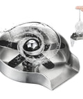 Cup Rinser For Kitchen Sink With 360 Degree Rotating Jet And Eight Water Outlets Glass Rinser Faucet Attachment in action.