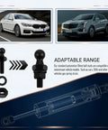 4 Piece 10mm Ball Stud Kit For Gas Struts With M6 Thread Includes Spacers And Nuts Built Tough For Lift Support