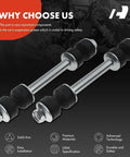 Front Sway Bar Link Stabilizer For Ford F-150 1997-2003 And 2004 Heritage 4WD Or RWD F-250 1997-1999 Expedition 1997-2002 Lincoln Navigator 1998-2002 Blackwood 2002 Front Left And Right Pair Replacement, steel 7.598 in