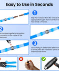Instructions for using the 350 Piece Solder Seal Wire Connectors Kit All In One With Marine Grade Heat Shrink Waterproof Butt Splice Terminals
