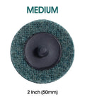 25 Pack 2 Inch Quick Change Sanding Discs For Die Grinder Surface Prep Strip Grind Polish Burr Finish Rust And Paint Removal Fine Grit Aluminum Oxide Set