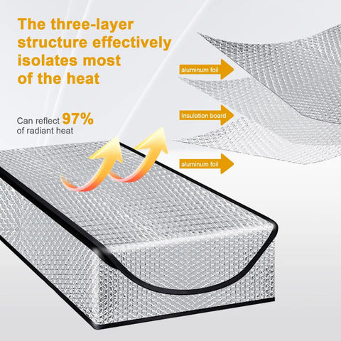 Stairway Insulation Cover for Attic Doors Premium Energy Saving Attic Stairs Tent with three-layer foil bubble structure