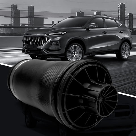 KEIYSHOLCK 2-piece rear air springs for Mercedes-Benz W164/X164 SUVs, black rubber suspension components.