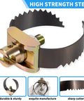Professional Grade Heavy Duty 2 Inch C Cutter Drain Cleaner Tool That Handles Thick Grease Clogs Without Sweat And Restores Flow Instantly Compatible With Major K Series Sectional Cable Machines, featuring sharp steel cutter.