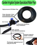Plug And Play Drip Irrigation Kit For Garden And Potted Plants With 100 Foot Hose 360 Degree Adjustable Mist Nozzles High Output