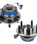 Front Wheel Hub & Bearing Assembly Pair 2pcs, 5-Lug w/ ABS, Sealed Ball Bearing Hub Unit Replacement for Cadillac Seville and Buick.