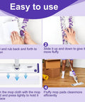 5X Cleaning Power Mop Pads Compatible With Swiffer PowerMop For Disposable Mopping Refills On Multi Surface Wood Floors Replacement Pads 32 Pack Ideal For Hardwood And Tile Surfaces Easy To Use, cleaning steps