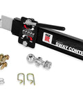 Left Mounted Driver Side Screw On Trailer Sway Control with mounting bolts and hitch parts