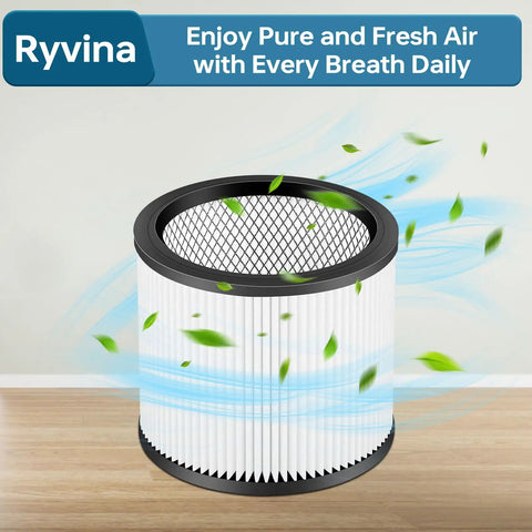 Premium Replacement Vacuum Filter For 5 Gallon Wet Dry Vacs Fits 90304 90350 90333 And Similar Models White 2 Pack High Efficiency