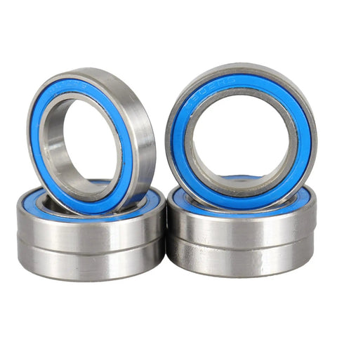 Ten Pack 6802-2RS Deep Groove Ball Bearings ABEC-5 Precision 15x24x5mm Pre Lubricated With Double Rubber Seals Ready To Roll Low Noise