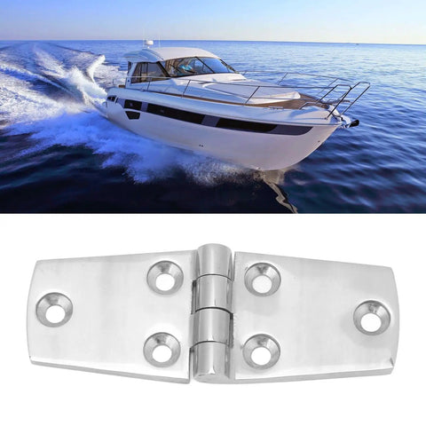 Four Piece Marine Door Hinges 102x38mm Stainless Steel Boat Hatch Hinges For Yacht Flush Mount Seamless Design Rustproof 316 SS