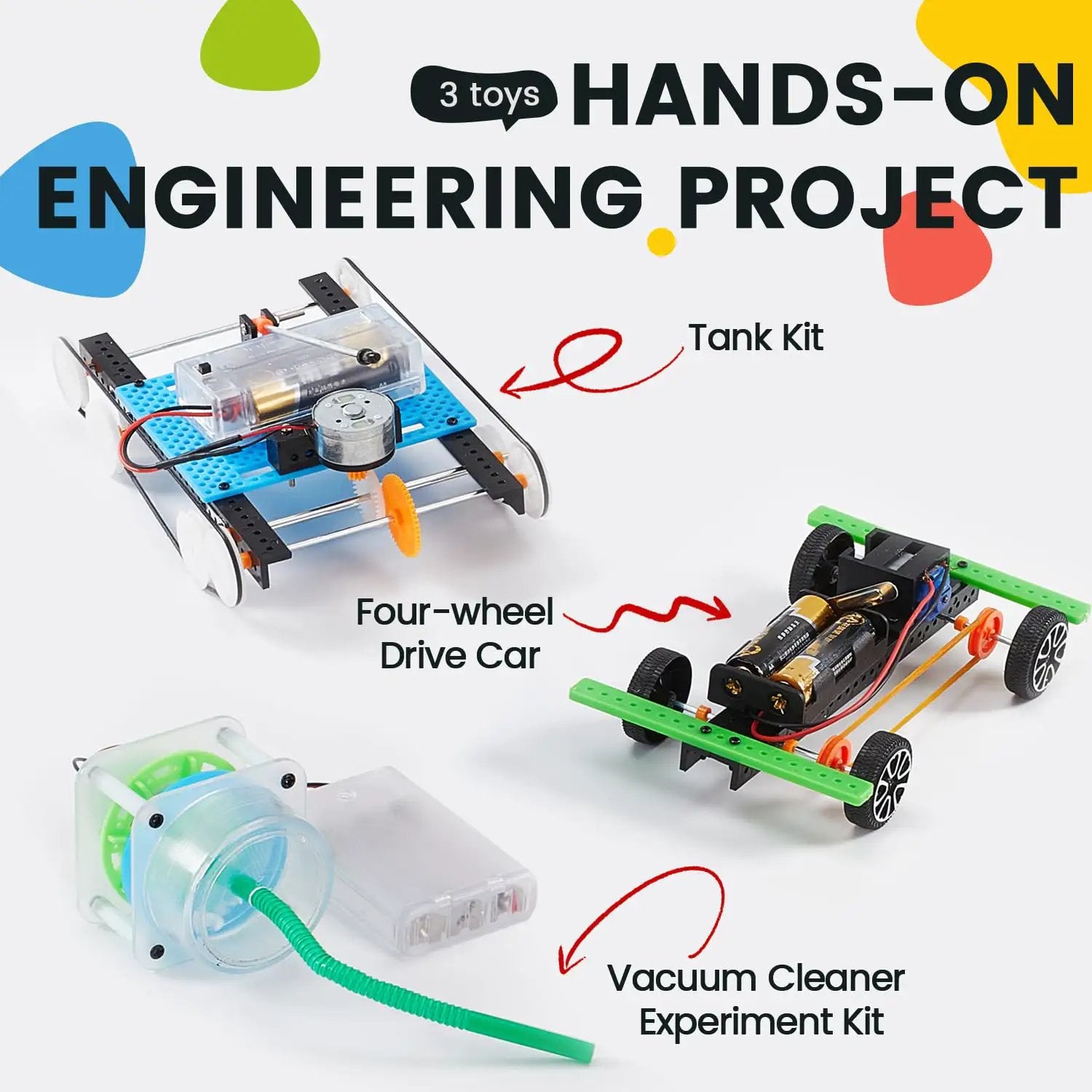 Six In One STEM Home Lab Kit for Kids Aged 8-12 ✓