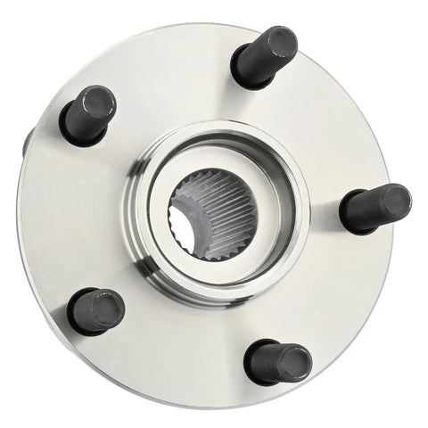 Rear Wheel Bearing And Hub Assembly Pair For Subaru Crosstrek 2016 Through 2018, Crosstrek 2019 Through 2020, Impreza 2012 Through 2021, Forester 2014 Through 2018 And XV Crosstrek 2013 Through 2015 5 Lug Durable OEM Grade close-up view with 5-bolt pattern.