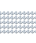 Beefy Coated Alloy Steel T Nuts Set, 210-Piece Bulk Pack With 6mm 8mm And 10mm Sizes arranged in rows