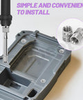Tool installing 101 Piece Threaded Insert Kit For 3D Printing M2 To M6 In 12 Sizes 303 Stainless Steel Heat Set Inserts