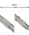 Slap On These Heavy Duty Rear Axle Shaft And Wheel Hub Pair Kit For Honda Rubicon 500 Foreman 500 Rig 42311 Hr0 F00 42610 Hp0 A00 Trx500fa 2005 To 2014, 93cm long silver axle shaft with grooves.