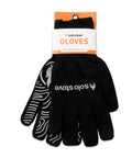 High Heat Grill Gloves For Cooking And BBQ with non slip grip, universal fit, durable black design for stove top protection.