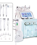 7 In 1 Facial Care Machine With Mask Oxygen Hydrogen Spa Tool Multifunctional Skin Care Device with touch screen and attachments