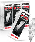 Beefy Heavy Duty Utility Knife Blades 100 Pack SK5 Steel Box Cutter Refills with storage case visible in image