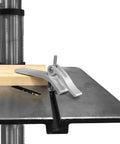 Cam Action T Track Quick Release Hold Down Clamp For Jigs, Fixtures And Shop Fences, 2 3 Eighths Inch Capacity on drill press