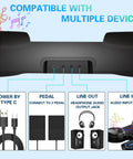 Roll Up Portable Electric Drum Set With MIDI Practice Pad And Bluetooth Built In Dual Speakers 9 Touch Pads connectivity diagram