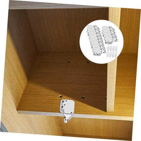 24 Pack Cabinet Door Kit Push In Latches For Cabinets Drawers And Wardrobes Keyless Spring Loaded Touch Release Bounce Catch Locks