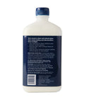 Back label of Cream Wood Furniture Polish And Cleaner 16.9 Oz Silicone Free With UV Protection Leaves Natural Shine product