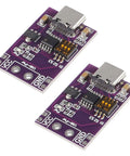 Two Pack Type C PD Fast Charge Detector Kit QC AFC PD2.0 PD3.0 to DC Output Change Board circuit boards