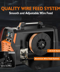 4 In 1 MIG Welder 200A Multi Process With Gas MIG Flux Core Stick Lift TIG Dual Voltage 110V 220V Large LED Display