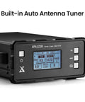 XPA125B 100W Power Amplifier with Auto Antenna Tuner and large display screen, shown from the front angle