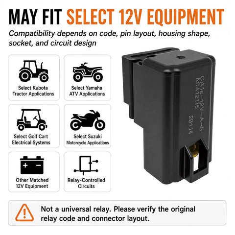 Heavy Duty 12V 30A 4-Pin Form A Relay, 1 Pack, Socket and Bracket Included, High Current Switching for Automotive Electronics and DIY Projects Ready for Easy Install. Black relay