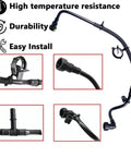 Purge Valve Hose Connector Replacement For 2016 2017 2018 2019 Jeep Grand Cherokee And Dodge Durango Durable Rubber Material