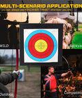 Archery Target For Backyard Practice 19.7 Inch Square 2 Inch Thick Foam Target With Cushioning EVA Material in various uses