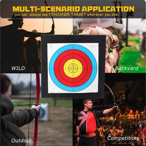 Archery Target For Backyard Practice 19.7 Inch Square 2 Inch Thick Foam Target With Cushioning EVA Material in various uses