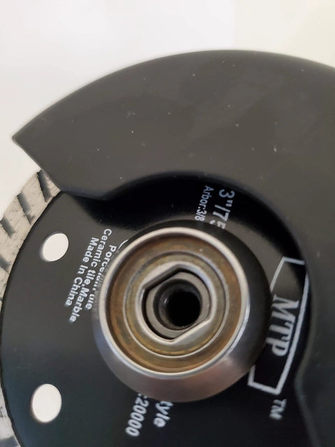 Outer Flange Washer Plate For 20V Max DCS438B 3 Inch Cut Off Saw Replacement Part on saw blade hub, silver color