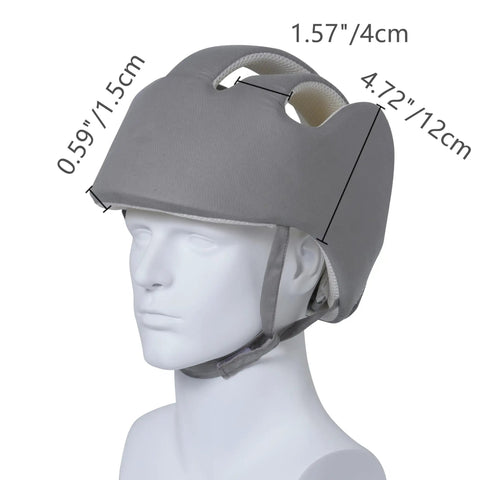 Everyday Head Protection Helmet For All Ages Kid Friendly Kids Teens And Adults Soft Six Tenths Inch Foam Shock Absorption Gray