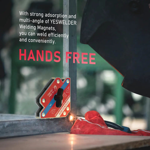 Two Pack Arrow Welding Magnets With On Off Switch 33 44 Lbs Magnetic Welding Holders for precise alignment on metal frame