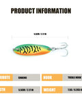 Fishin Casting Spoon Lures For Saltwater And Freshwater With Unpredictable Action And Balanced Weight For A Jumping Minnow Like Motion