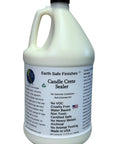 Protect Your Driveway And Patio Floors With This Water Based Clear Sealer That Glides On Smooth As Butter Zero Hassle Cleanup Just Wipe It Away With Warm Soap And Water All Year Long In The USA, 32 oz jug of non-toxic water-based concrete sealer.
