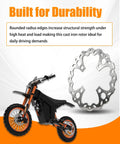 Front Brake Disc Rotor For Tuttio Soleil 01 Electric Bike Top Notch Performance Alloy Rotor With Superior Heat Dissipation