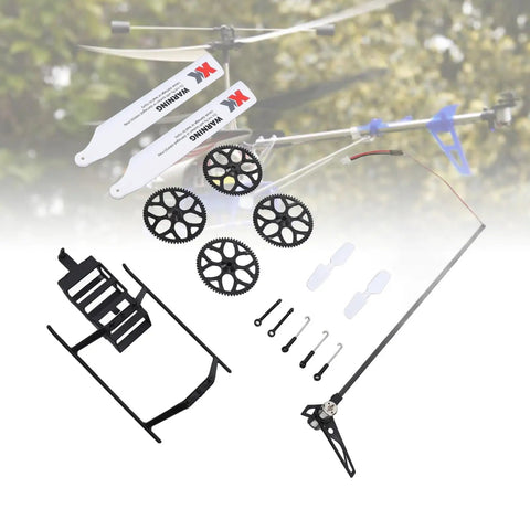 RC Helicopter Parts And Accessories Beefed Up Kit with landing gear, tail rotor, main gear pull rod for XK K11 K110S models.