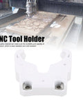 Rock Solid Premium HSK63F Cold Engraving Machine Clamp Designed For CNC Milling Cutters with white cold resistant tool holder.