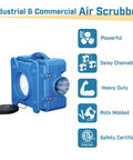 Air Shield 550 HEPA Air Scrubber For Commercial Jobs With 1400 Sq Ft Coverage Daisy Chain Ready Heavy Duty Workhorse Purifier