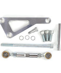 Sick Long Water Pump Pulley Kit For Small Block Chevy Engines Made From Solid Aluminum For Non Metric Front Drive Systems Fit Muscle Cars Without Reverse Rotation Pumps To Maintain Performance And Style Under Hood While Lowering Costs For Your Build. aluminum bracket kit with bolts and rod