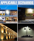 JUDYSSY Security Lights Led Floodlight Waterproof Spotlight Wall Light Ip65 Re in various settings, showcasing versatility and brightness.